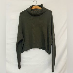 Women's Hollister Forest Green Turtle Neck Sweater (S)